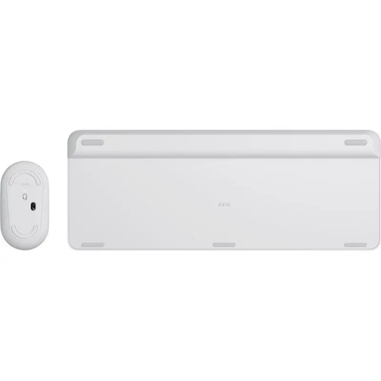 Brezžična tipkovnica Logitech MK470, slim, bela + miška_3