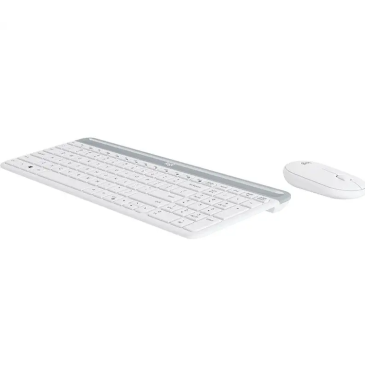 Brezžična tipkovnica Logitech MK470, slim, bela + miška_1