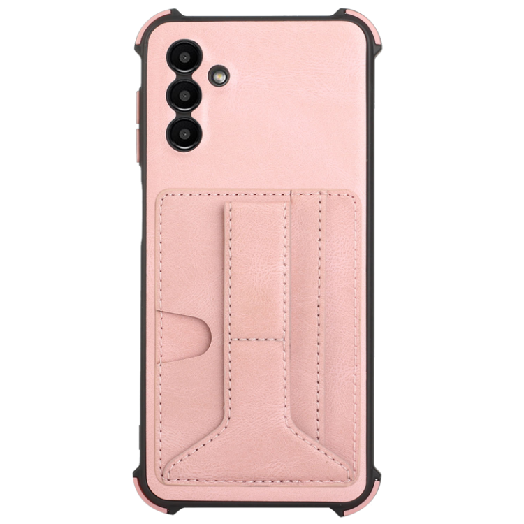 Samsung Galaxy A13 5G, gumiran ovitek z žepkom (TPUL), roza_1