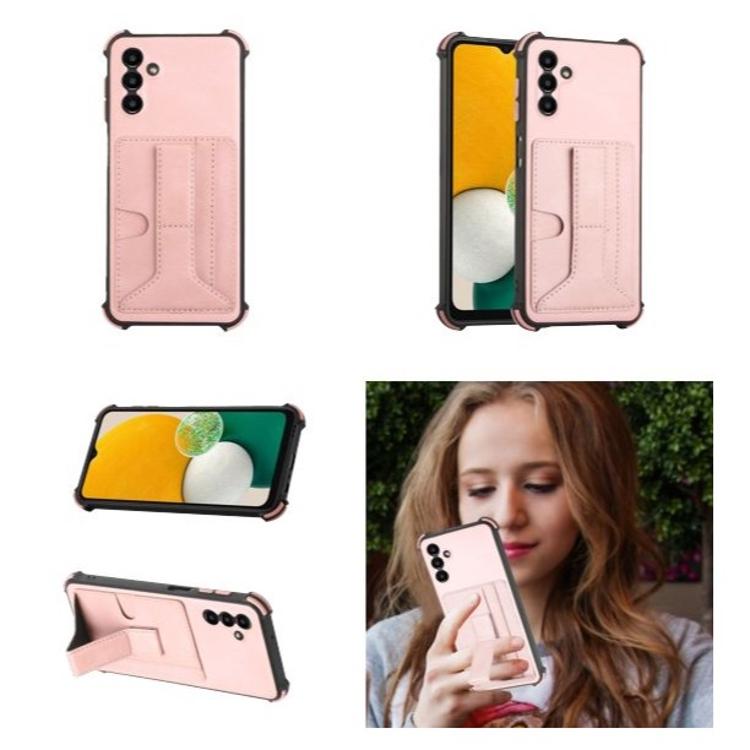 Samsung Galaxy A13 5G, gumiran ovitek z žepkom (TPUL), roza