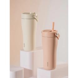 Termo lonček Equa CARRY Cup, 600 ml, sand