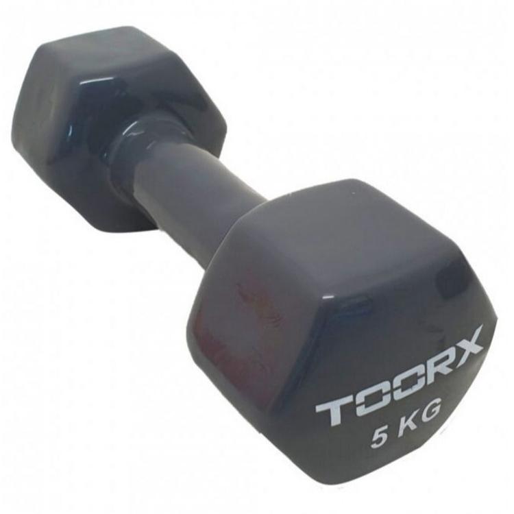 Vinil ročka Toorx 5 kg, temno siva