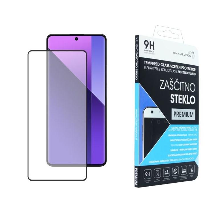 Zaščitno steklo Premium črno do roba Xiaomi Redmi Note 13 Pro+, 0,33