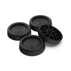 Protivibracijski podstavki za pralni ali sušilni stroj, črni set 4 kosov