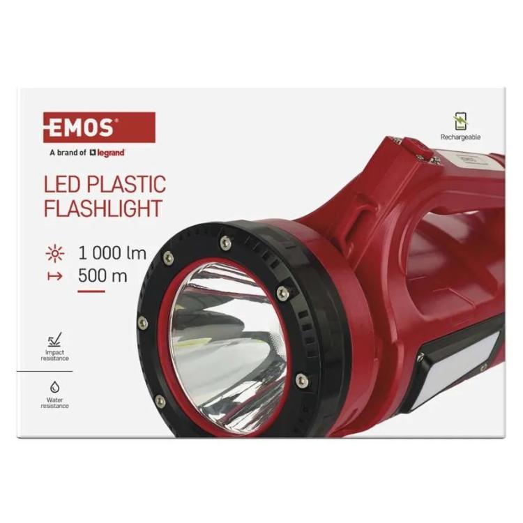 Polnilna LED delovna svetilka, 1000 lm
