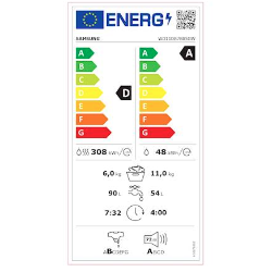 Pralno-sušilni stroj Samsung WD11DB7B85GWU4