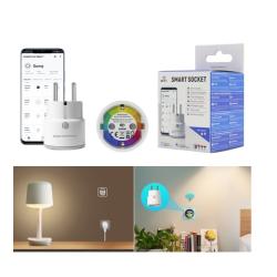 Pametna vtičnica 16A z merjenjem porabe, pametni dom, Chameleon Smart Home_1