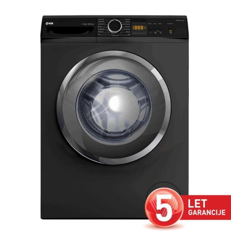 Pralni stroj VOX  WM 1280-LT14GD, D, 8 kg, siv
