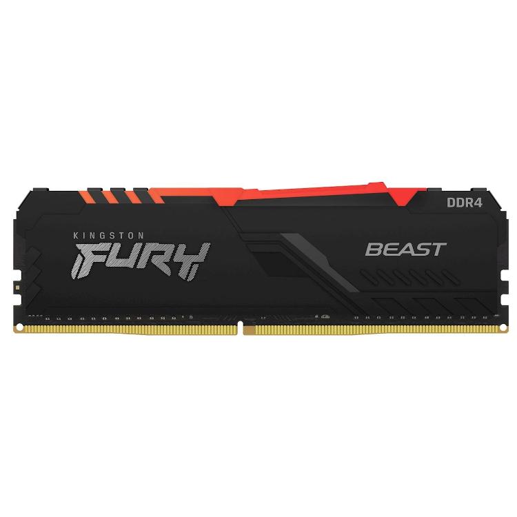Pomnilnik RAM FURY Beast RGB, DDR4, 16GB, 3600 MHz, CL18