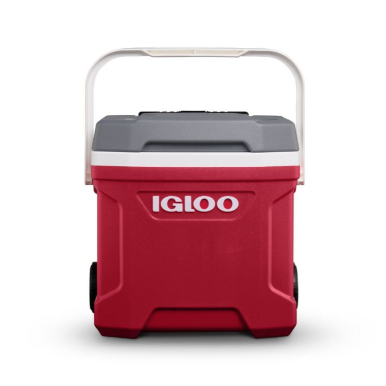 Igloo prenosna hladilna torba z zgornjim ročajem, sprednji pogled.