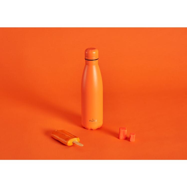 Steklenica Puro ICON FLUO termo, nerjaveče jeklo, 500 ml, fluorescentno oranžna_3