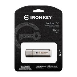 USB ključ Kingston Ironkey 16 GB Locker+ 50, 3.2 Gen1, 256 -bitna enkripcija_1