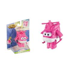 Transformirajoča figura Dizzy iz Super Wings, ki se iz helikopterja spremeni v robota, primerna za otroke 3+.