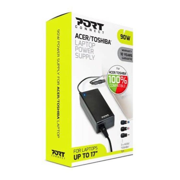 Napajalnik PORT za prenosnike Acer/Toshiba, 90 W