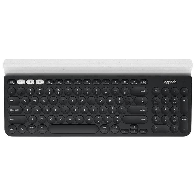 Brezžična tipkovnica Logitech K780, siva