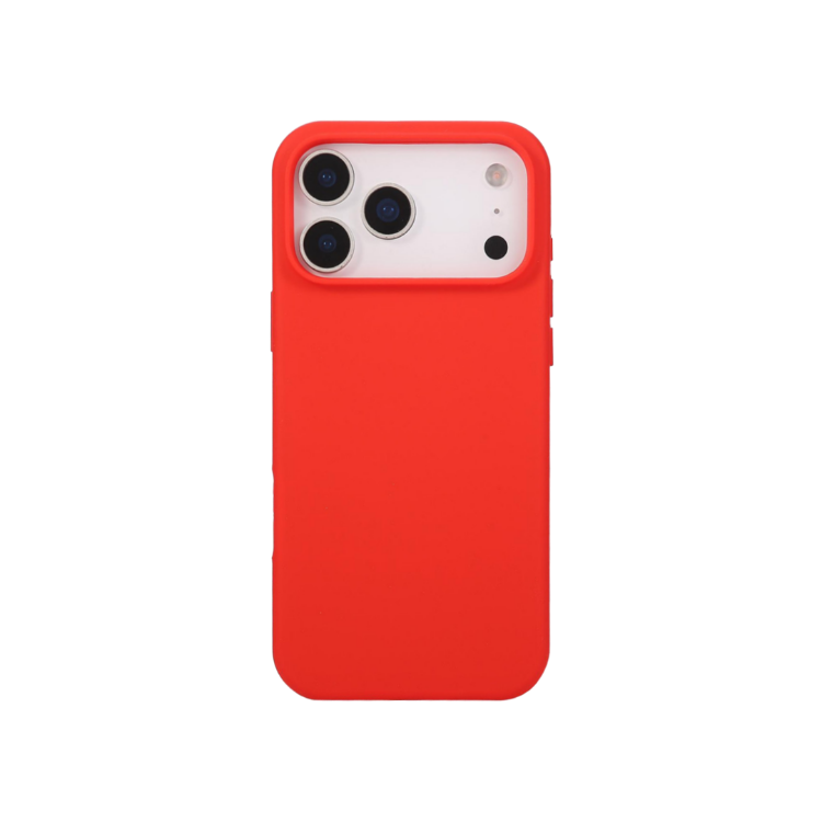 Eleganten rdeč gumiran ovitek za iPhone 17 Pro Max