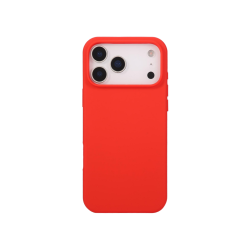Eleganten rdeč gumiran ovitek za iPhone 17 Pro Max