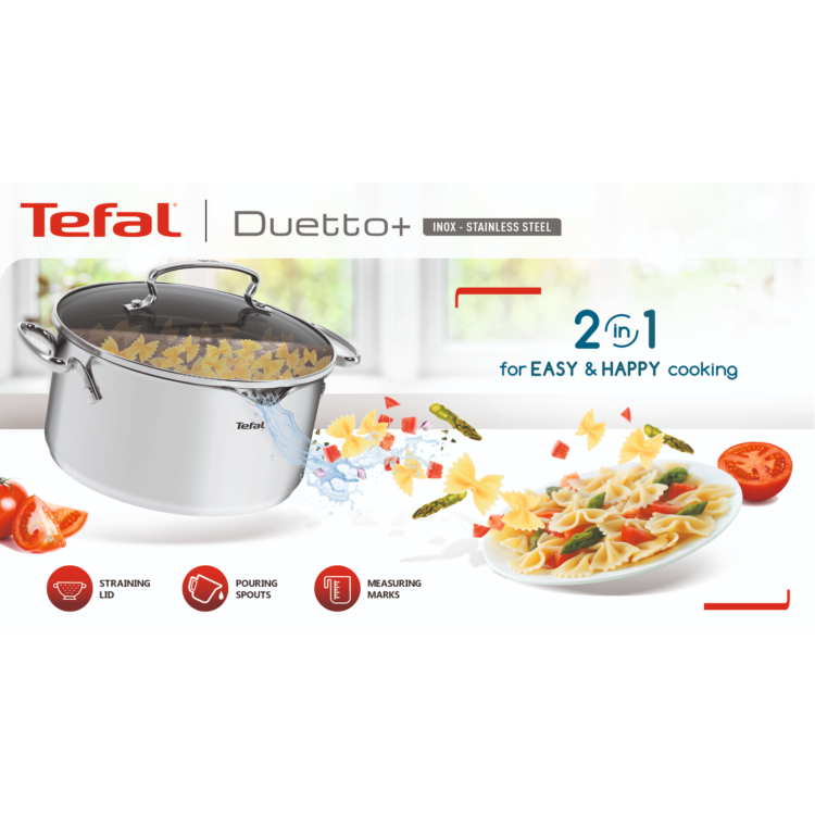 10-delni set posode Tefal Duetto+ G732SA55