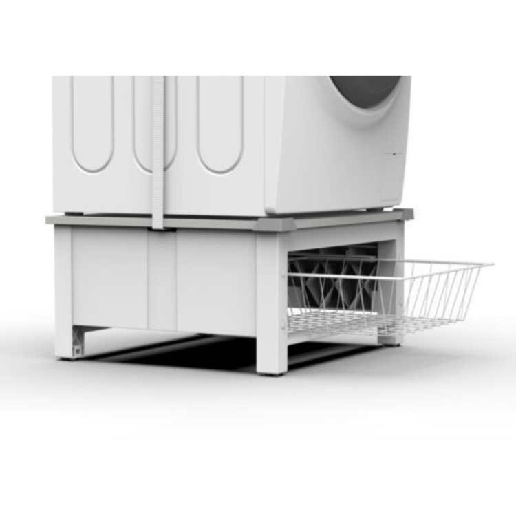 Podstavek s košaro za pralni/sušilni stroj Meiconi Base Space Basket