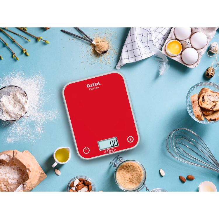 Kuhinjska tehtnica Tefal Optiss New Raspberry BC50U3V0