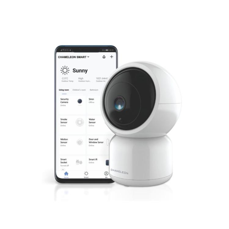 WiFi Varnostna kamera 1080p 360°, pametni dom, Chameleon Smart Home_1