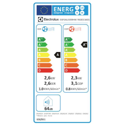 Prenosna klima Electrolux EXP26U339HW, 2,6 kW, hlajenje + gretje, WiFi