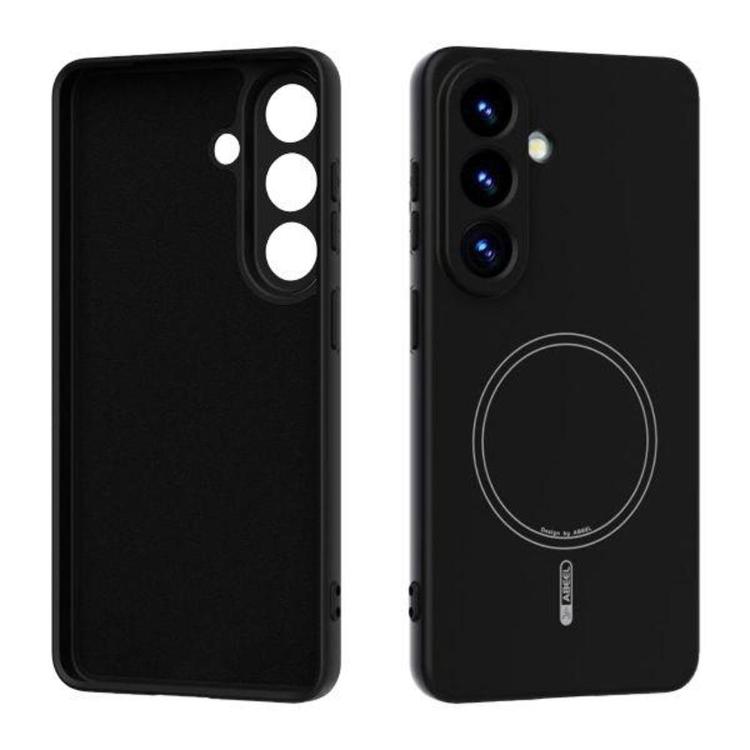 Črn TPU magnetni ovitek za Samsung Galaxy, trojna kamera, tanek dizajn, zadnji magnetni krog za polnjenje, CHA blagovna znamka.