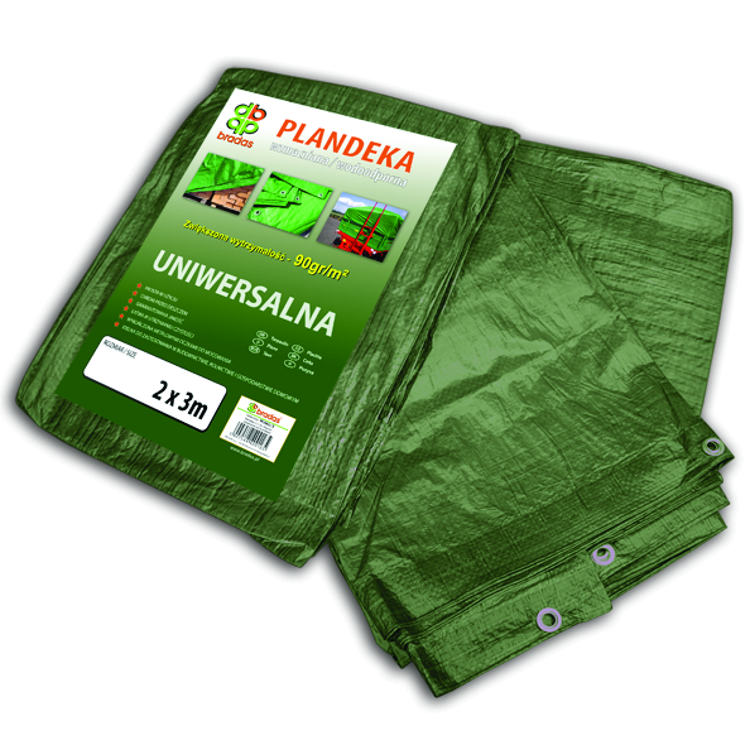 Zaščitno pregrinjalo z rinkami  90 g, 5X8 m