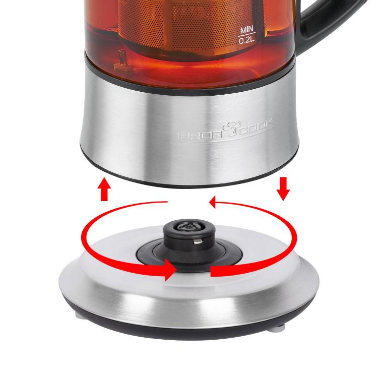 Aparat za čaj in grelnik vode 2v1 PROFI COOK PC-TK1165
