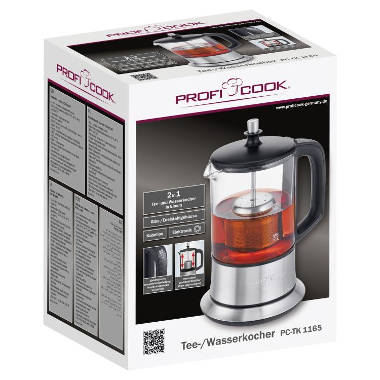 Aparat za čaj in grelnik vode 2v1 PROFI COOK PC-TK1165