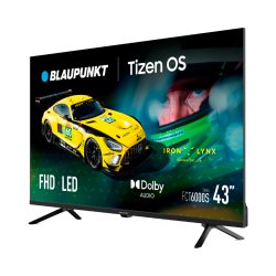 Blaupunkt 43" Full HD LED TV s Tizen OS in Dolby Audio, prikaz dirkalnika, moderen tanek dizajn.