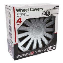 Embalaža pokrovov koles »Wheel Covers«, set 4 kosov, z vidnim izdelkom skozi okno