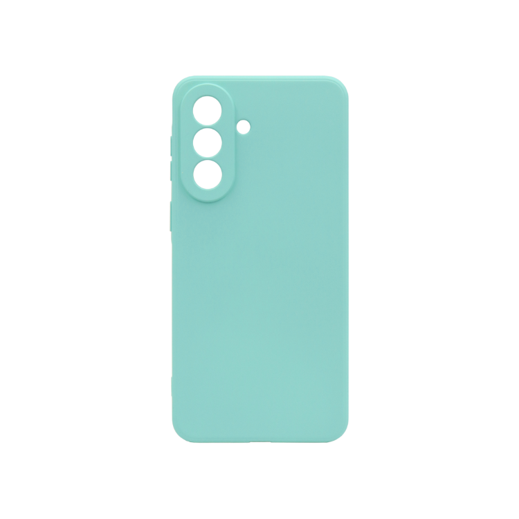 Prosojen zaščitni ovitek za Samsung Galaxy A37 5G v mint (svetlo zeleni) barvi brez označenega magnetnega kroga.