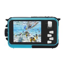 AgfaPhoto Realish, zadnja stran, velik LCD zaslon in kontrolni gumbi za upravljanje fotografiranja.