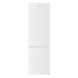Tesla kombinirani hladilnik RC2600HE v beli barvi z zamrzovalnikom spodaj in minimalističnim dizajnom