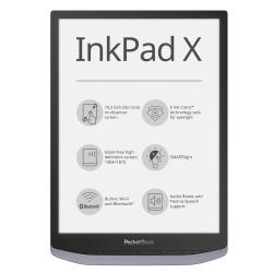 PocketBook elektronski bralnik InkPad X, metalik siv