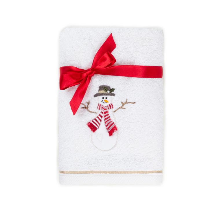 Brisača Svilanit Snowman 50X100, bela
