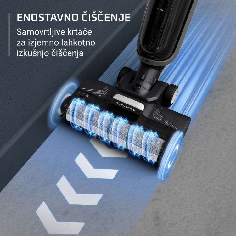 Pokončni sesalnik Rowenta Wet&dry X-Clean 4, 2v1 GZ5035WO