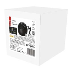 LED dekorativni projektor Emos zvezde, 3× AA, notranji