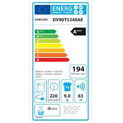 Sušilni stroj Samsung DV90T5240AE/S7, A+++, 9 kg