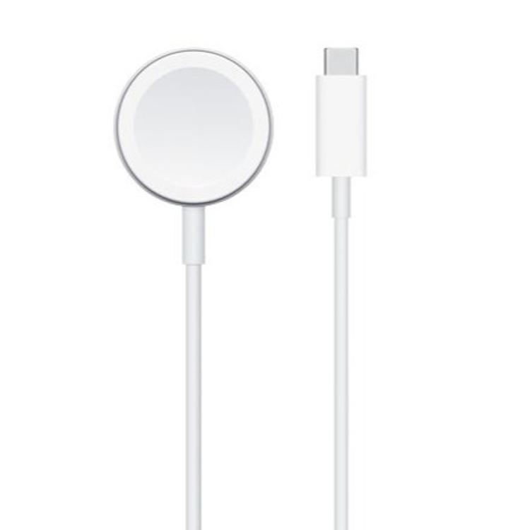 Magnetni polnilec za Apple Watch - USB-C magnetni polnilni kabel, 1 m, bel