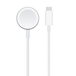 Magnetni polnilec za Apple Watch - USB-C magnetni polnilni kabel, 1 m, bel