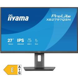 iiyama ProLite XB2797QSN 27-palčni IPS monitor z ločljivostjo QHD (2560 × 1440), USB‑C povezljivostjo in energijskim razredom E.