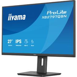 iiyama ProLite XB2797QSN 27-palčni IPS monitor z ločljivostjo QHD, USB‑C povezavo in ergonomskim stojalom.