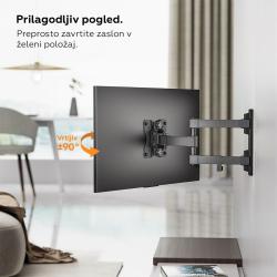 Pregibni nosilec za TV/monitor VonHaus 23-27'', do 35 kg