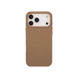 Eleganten rjav gumiran ovitek za iPhone 17 Pro Max