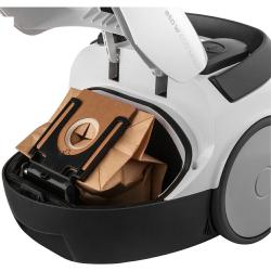 Odprt sesalnik Sencor z vstavljeno papirnato vrečko za prah