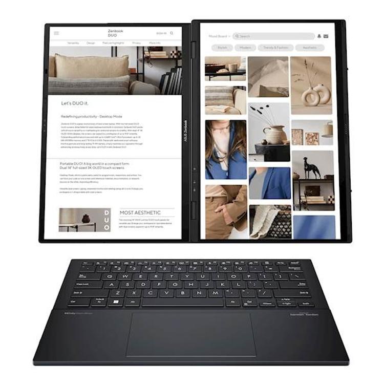 Prenosni računalnik Asus Zenbook Duo 14 OLED UX8406MA-PZ058X Intel Ultra 9 185H / 32GB / 2TB SSD / 2x 14" FHD / Windows 11 pro