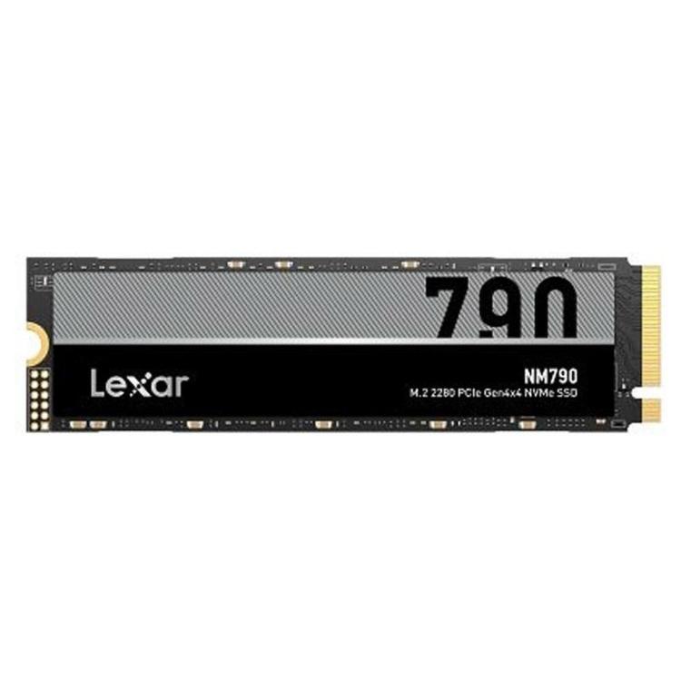 Lexar NM790 1 TB SSD v formatu M.2 2280 z vmesnikom PCIe Gen4x4 NVMe omogoča izjemno hitro nalaganje operacijskega sistema, aplikacij in iger ter zagotavlja vrhunsko odzivnost računalnika.