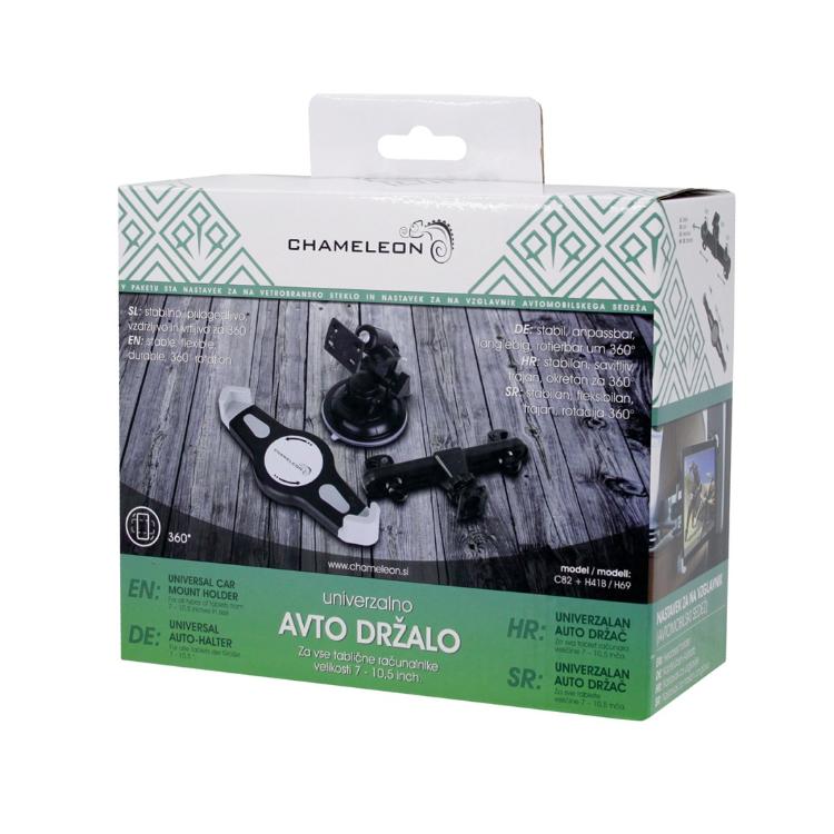 Avto nosilec-držalo Chameleon C82-H41B-H69, za tablice, 7 do 10 inch_5